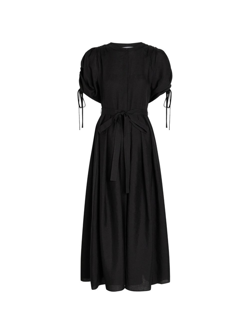 tie-detail midi dress 1