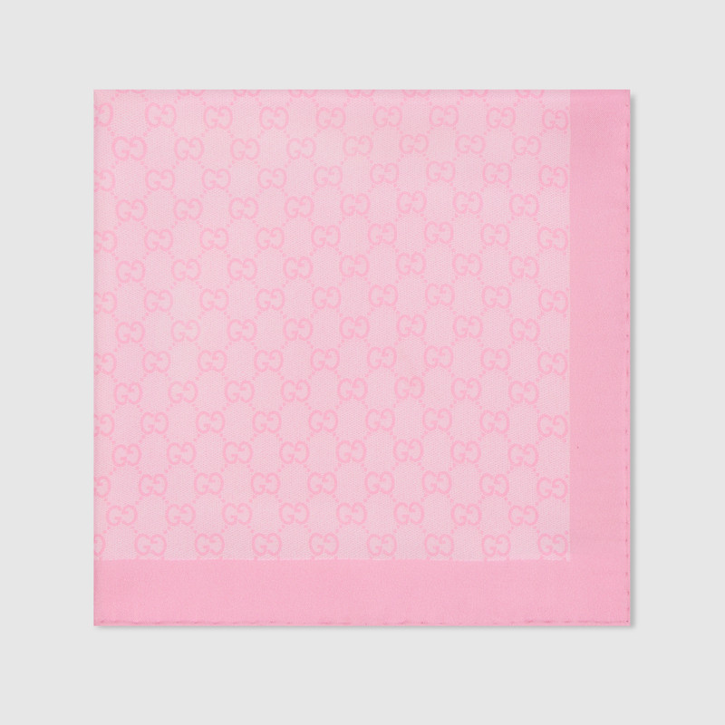 GUCCI Printed silk twill carré outlook