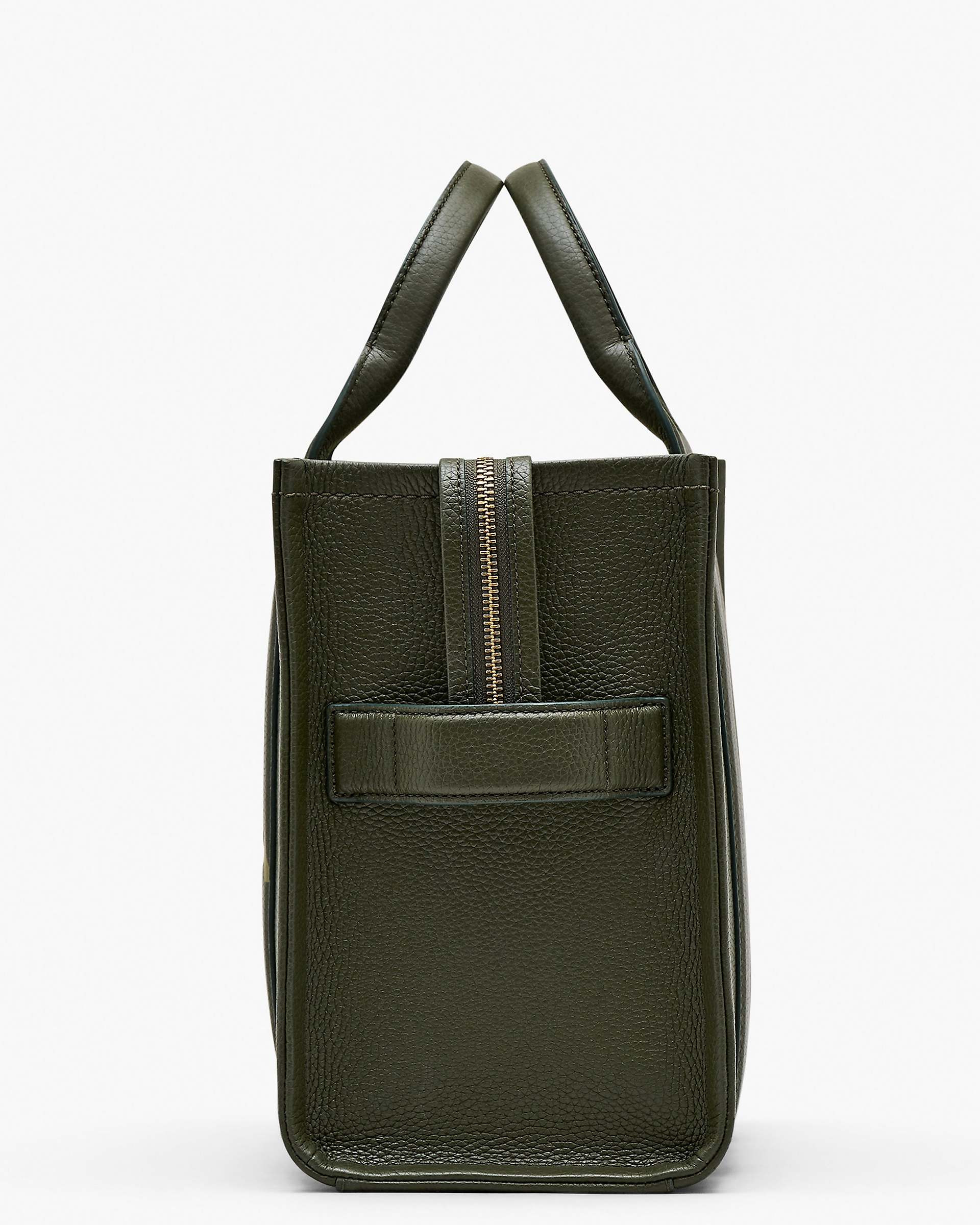 THE LEATHER MEDIUM TOTE BAG - 5
