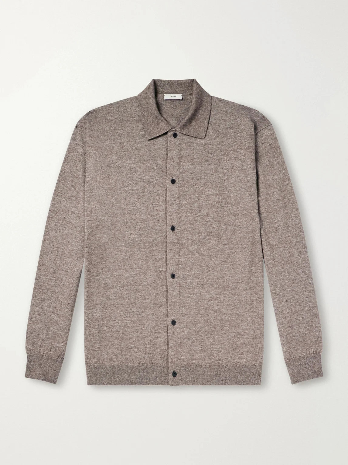 Cotton and Yak Wool-Blend Cardigan - 1