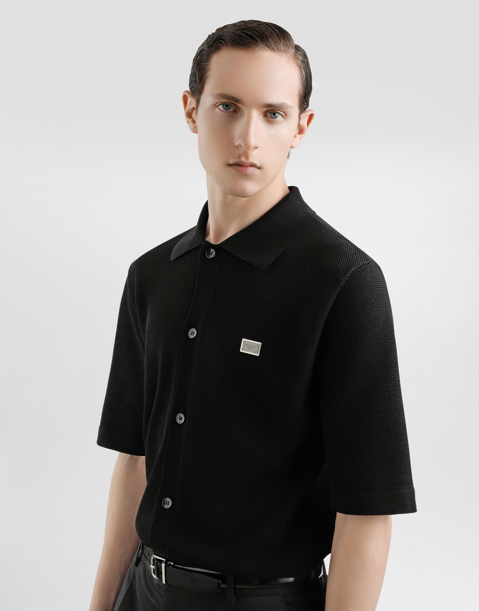 Cotton shirt with tag - 4