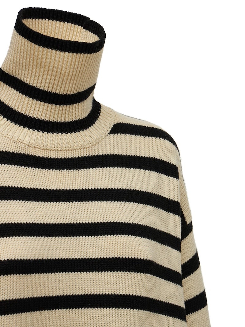Signature wool blend turtleneck sweater - 4
