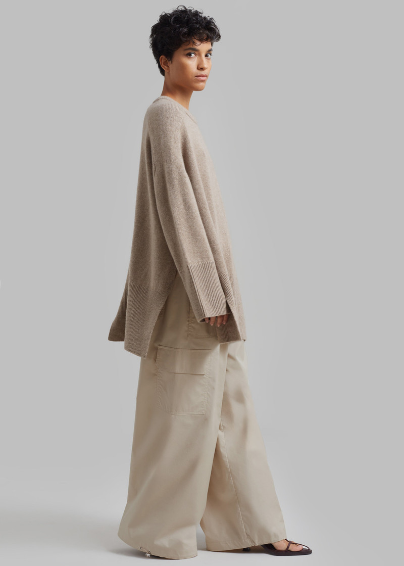 Kairon Cashmere Crewneck Sweater - Beige 7