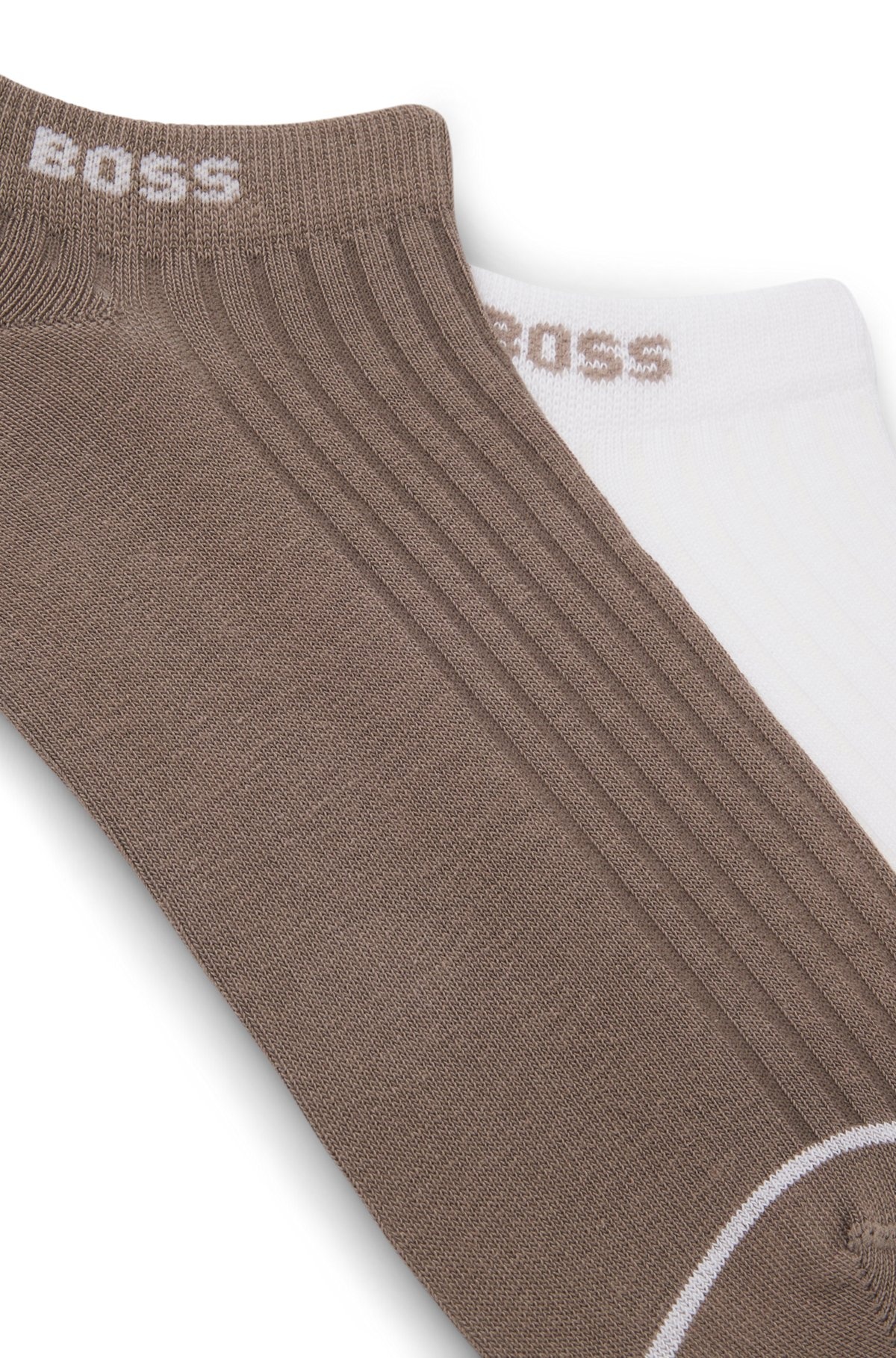 TWO-PACK OF ANKLE SOCKS IN A COTTON BLEND - 2