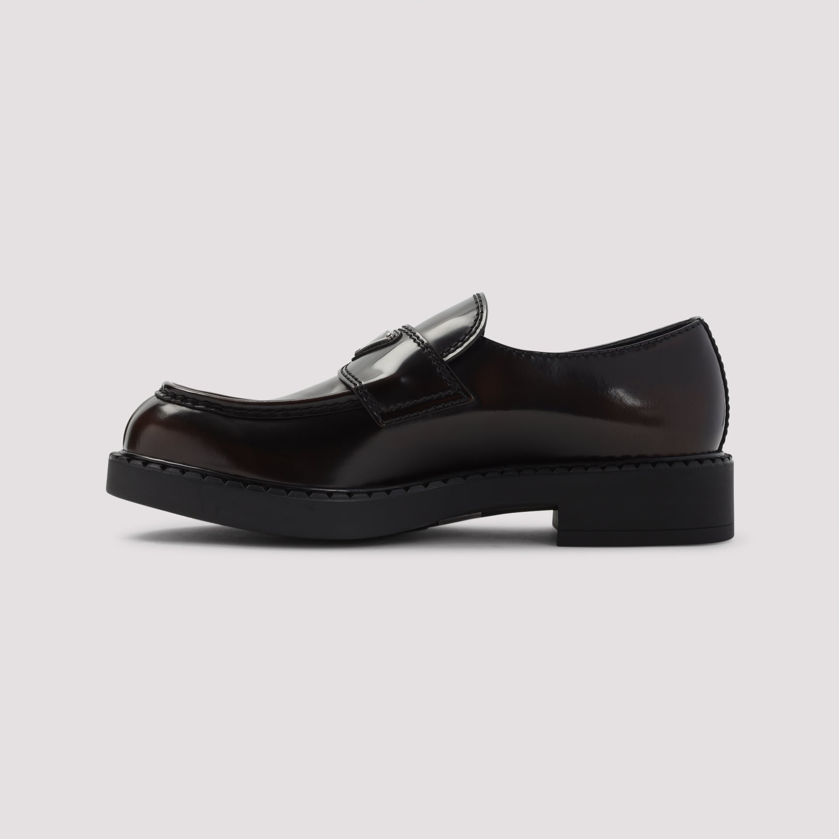 Prada Chocolate Brushed Loafers Men - 2