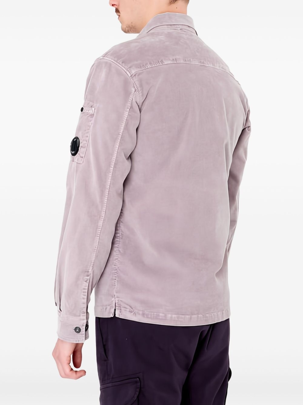 logo-plaque shirt - 5