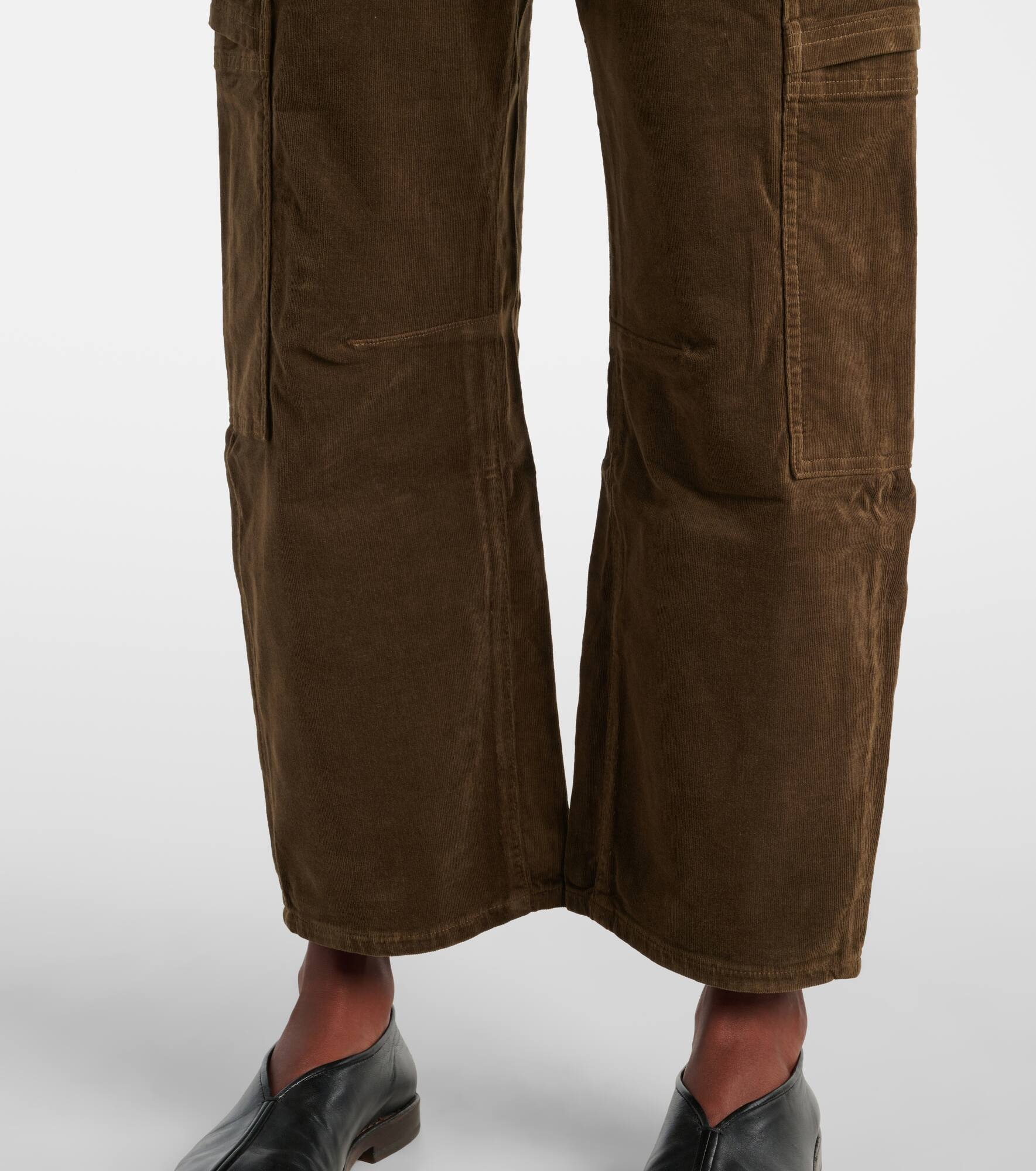 Marcelle low-rise barrel-leg cargo jeans - 5