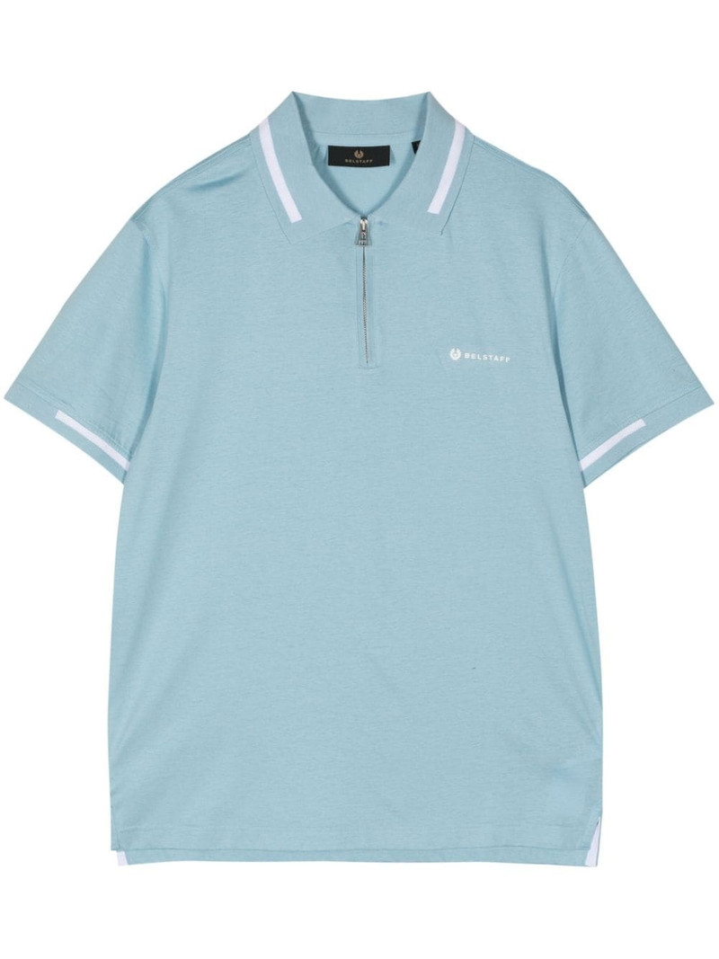 logo-print cotton polo shirt 1