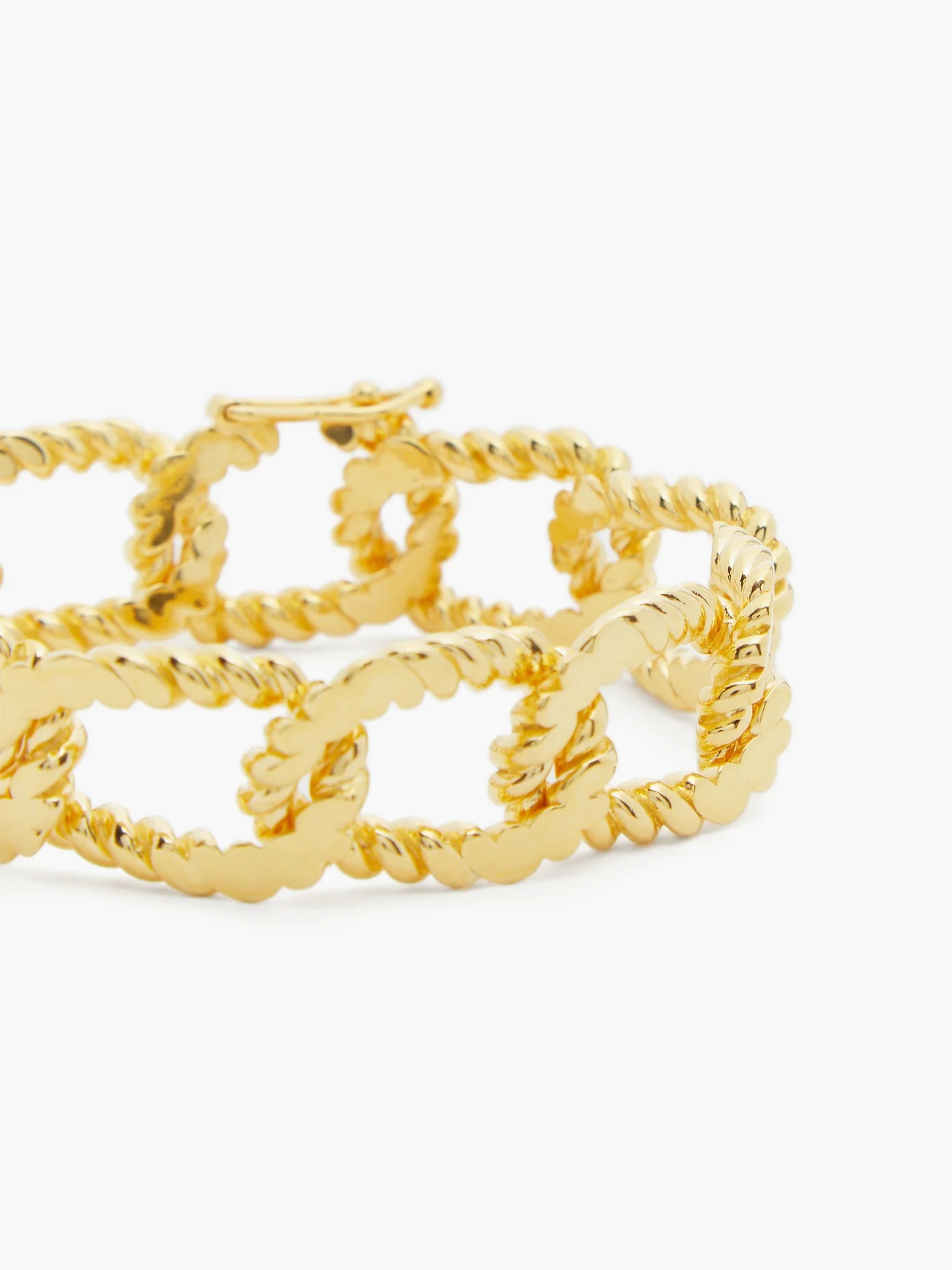 Rope-chain 18kt gold-vermeil bracelet - 3