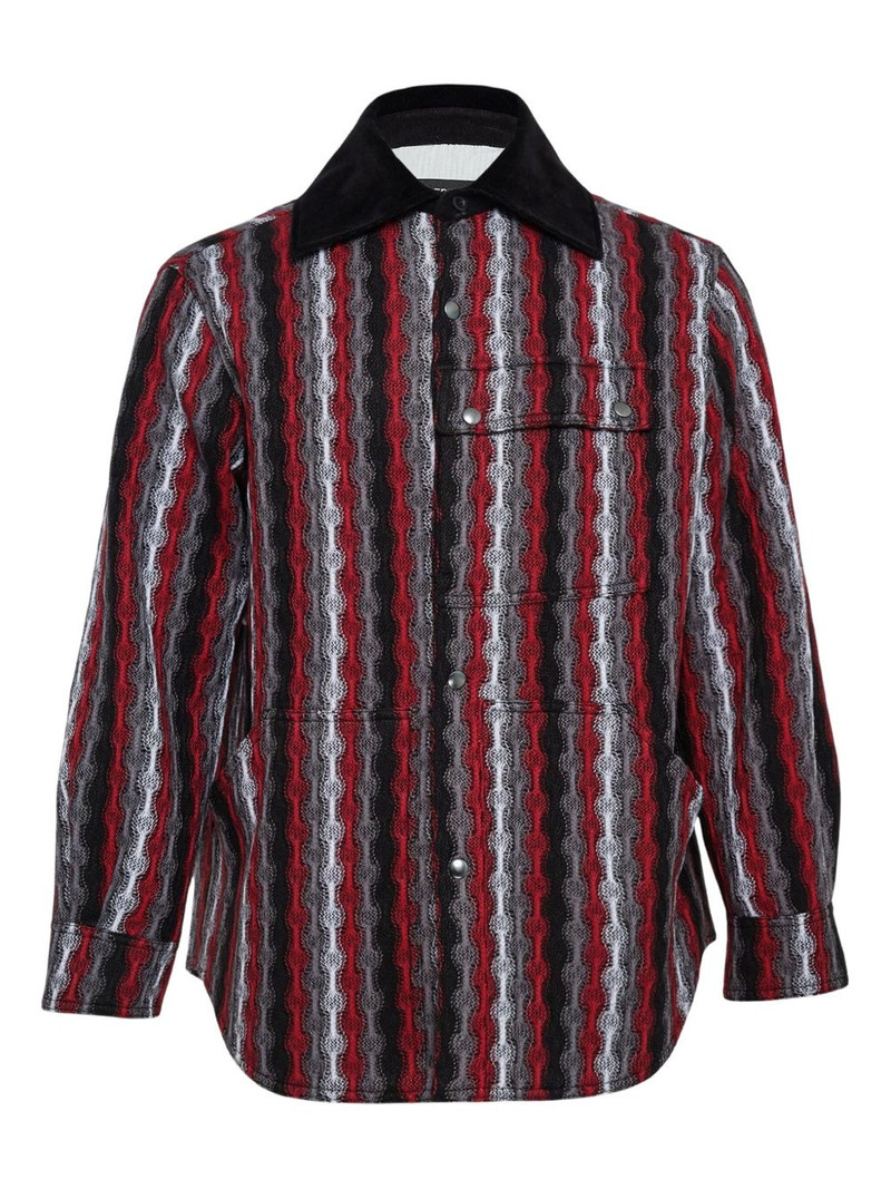 striped knitted shirt 1