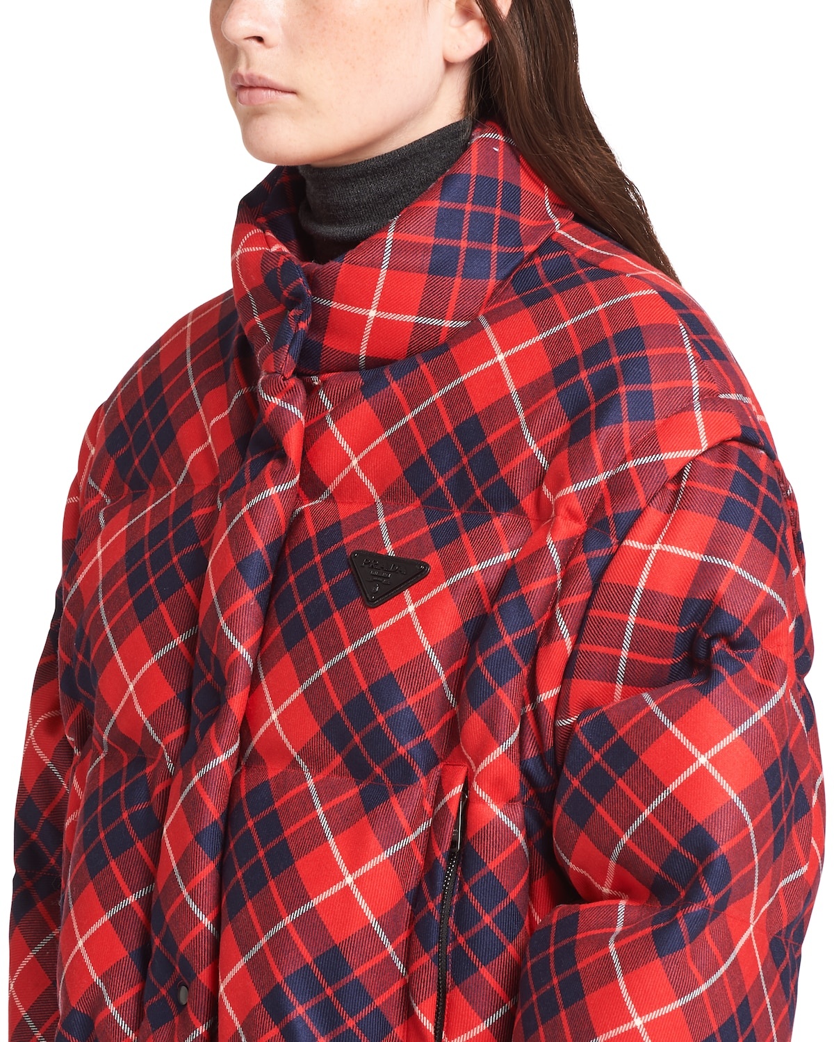 Plaid puffer jacket - 5