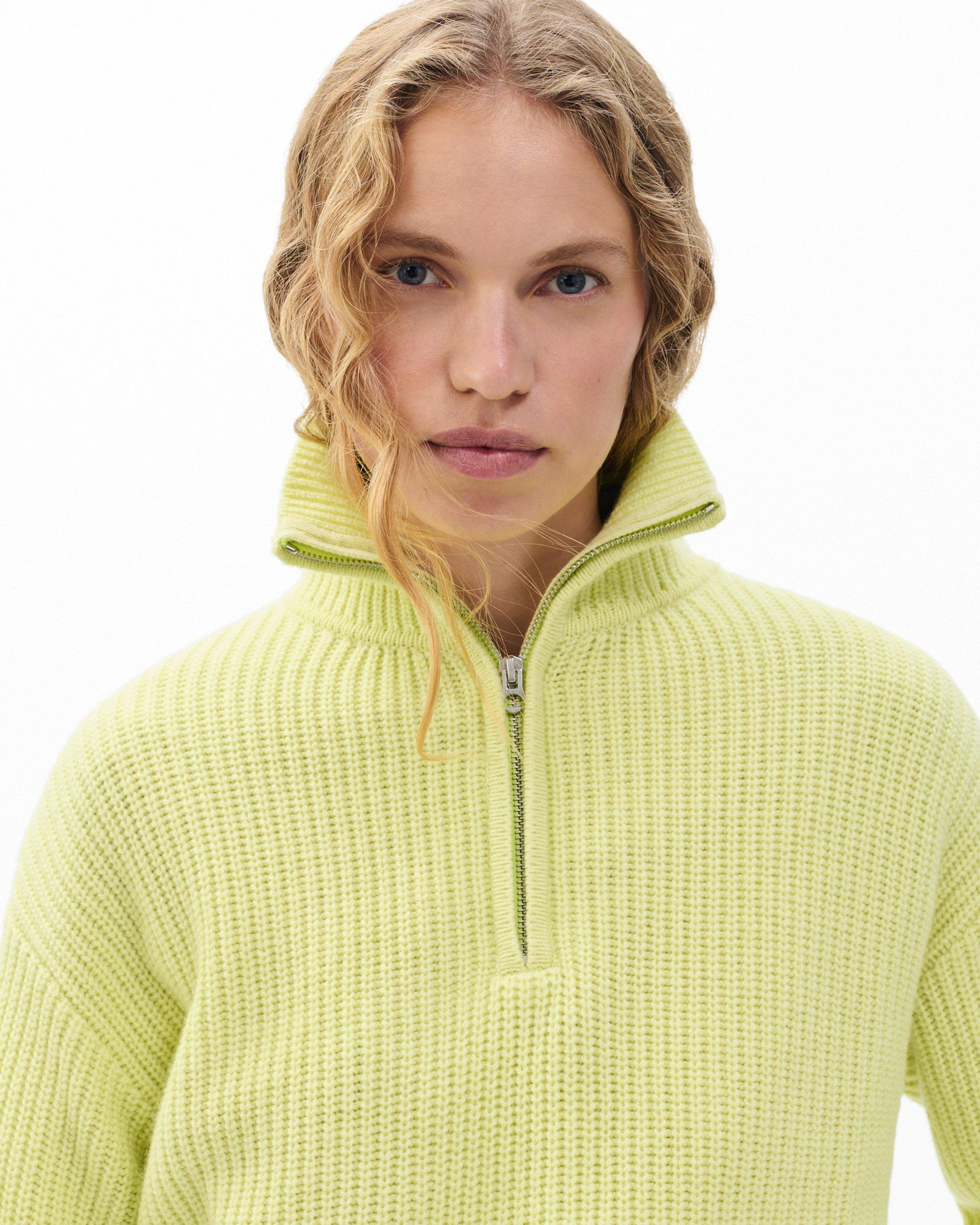 Julie Wool Half-Zip Sweater - 5