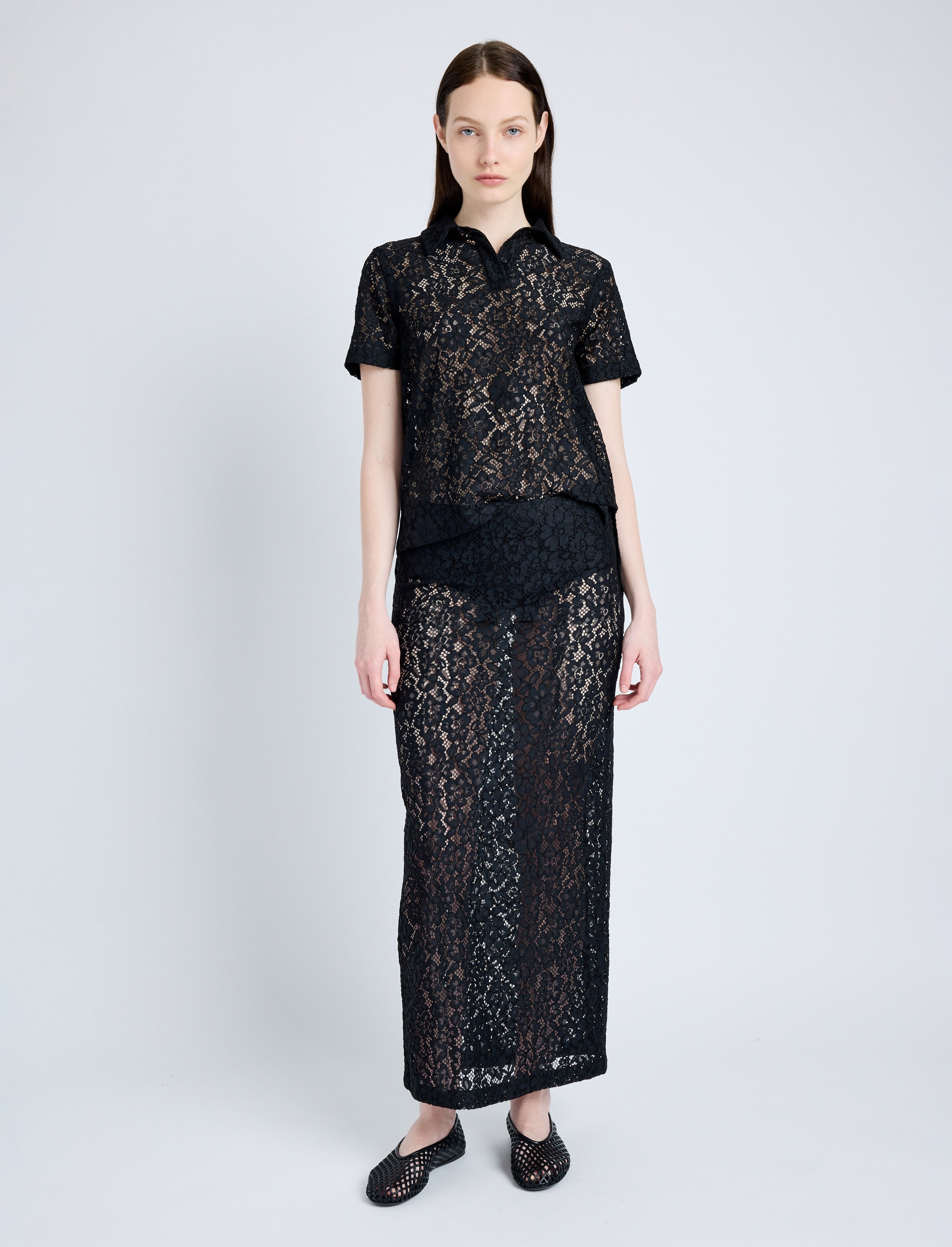 Jasmine Skirt in Stretch Lace - 2