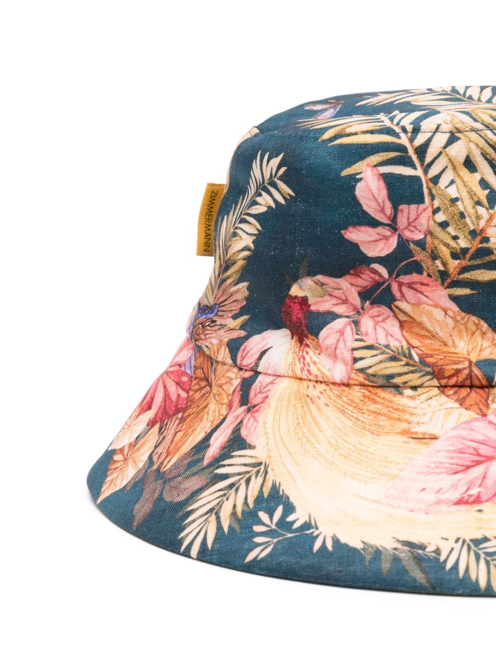 printed canvas bucket hat - 2