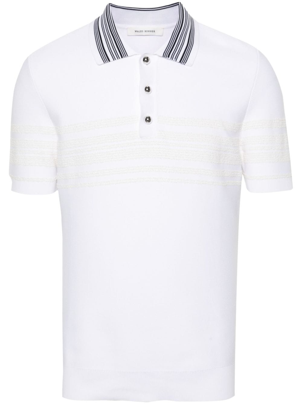 DAWN KNIT POLO POLYCOTTON BLEND WHITE  IVORY - 1