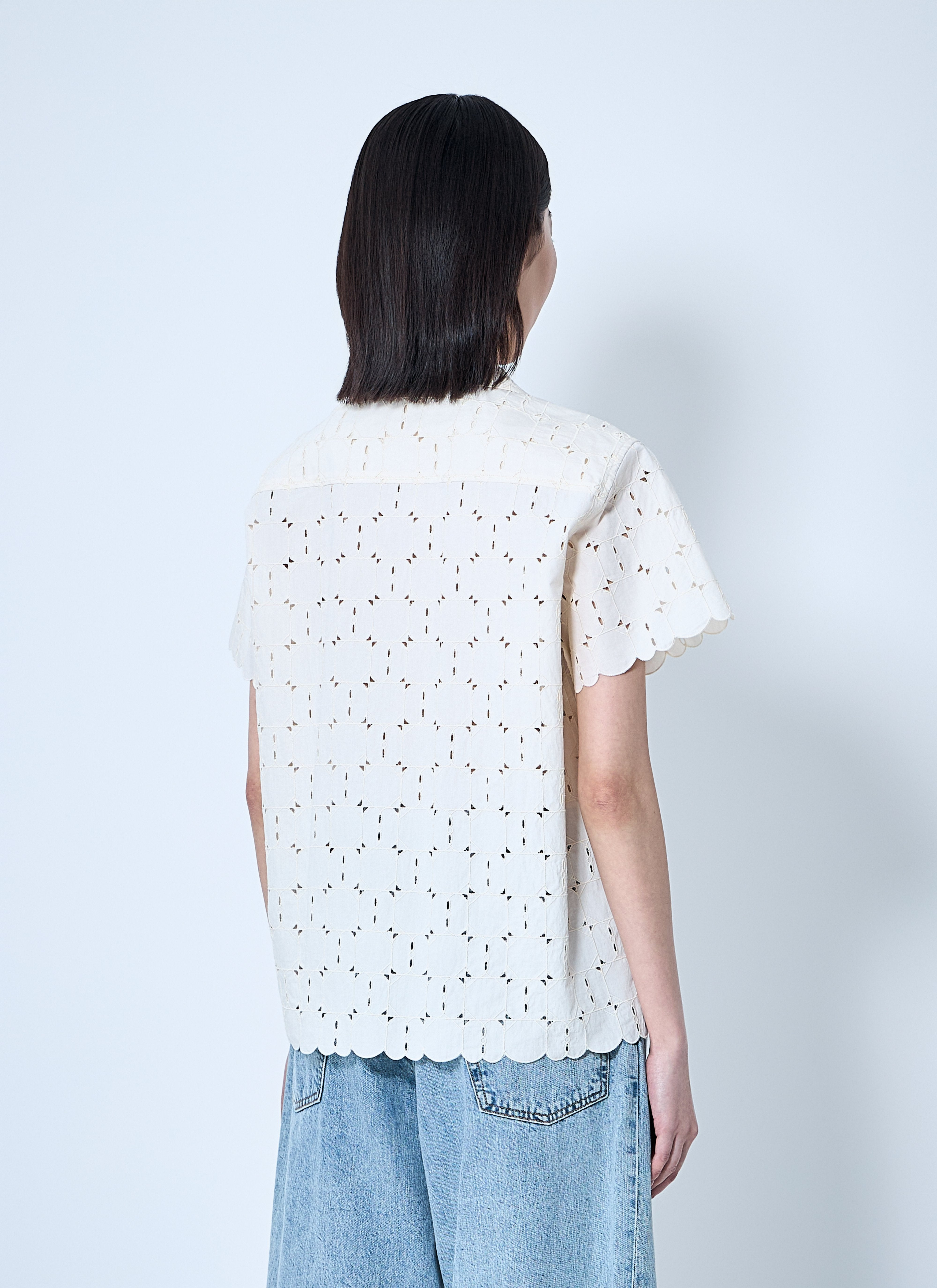 Moncler Women Lace Button-Down Shirt - 4