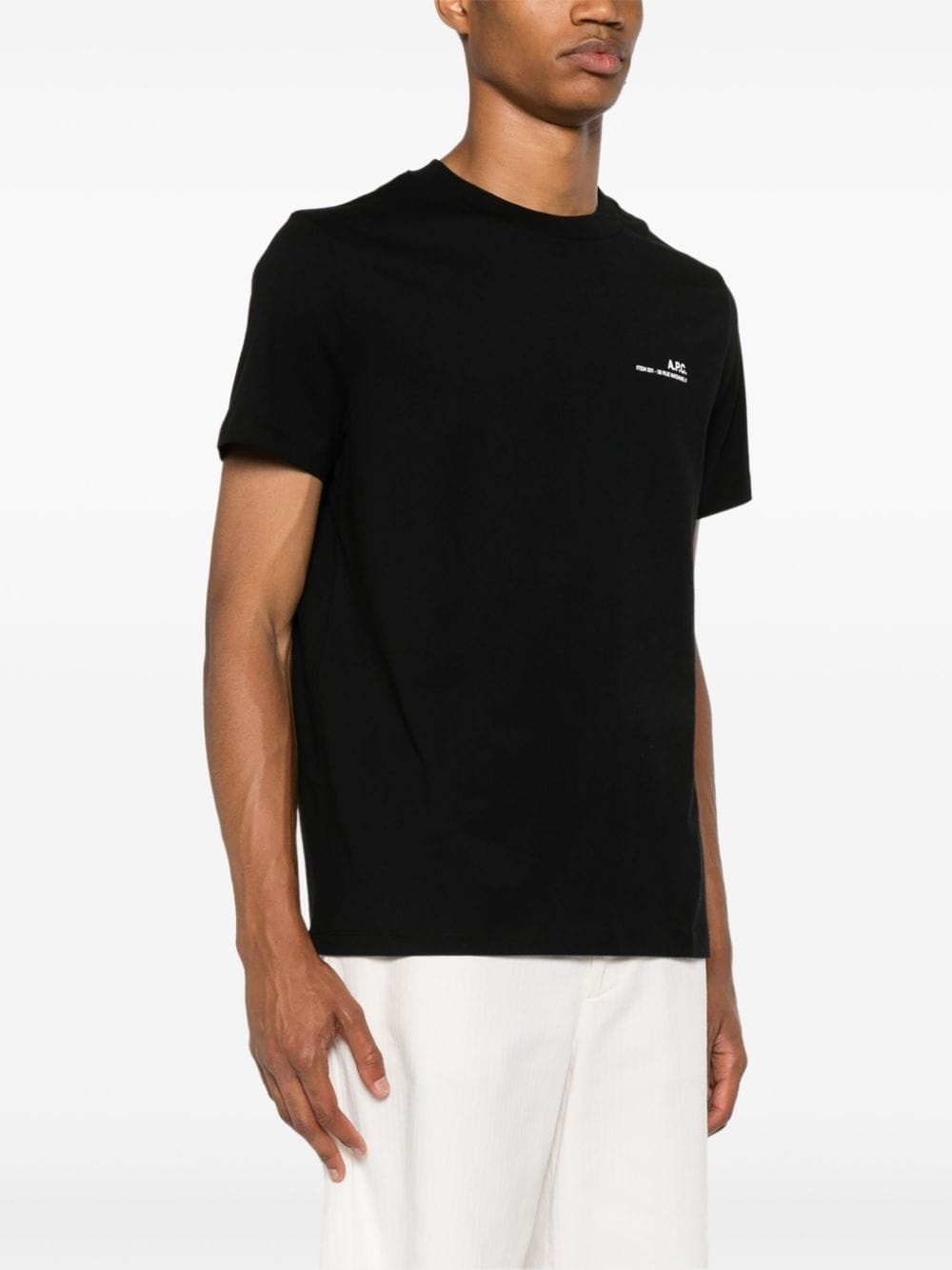 logo-print cotton T-shirt - 3
