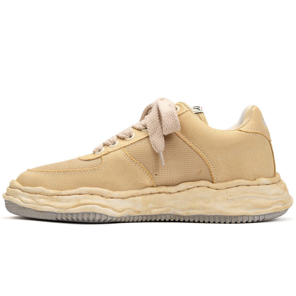 Maison MIHARA YASUHIRO | WAYNE OG Sole OD Canvas & Mesh Low-Top Sneaker 'White' - 3