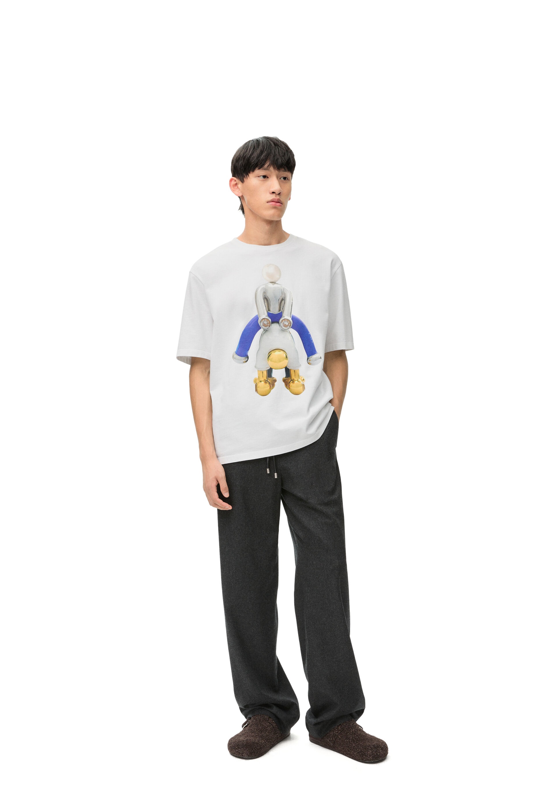 Loose fit T-shirt in cotton - 2