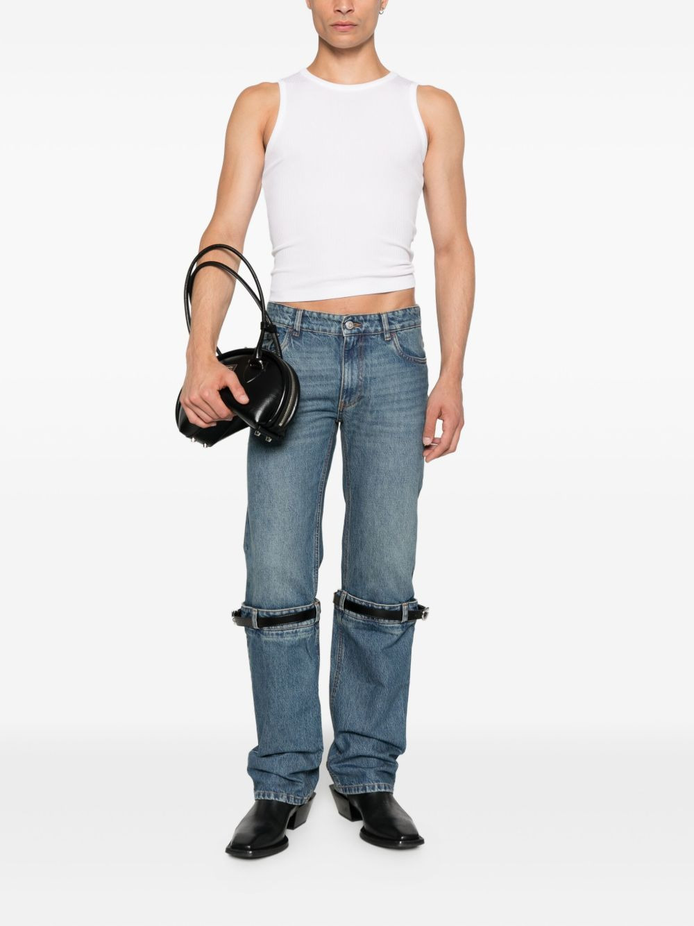 hybrid denim pants - 2