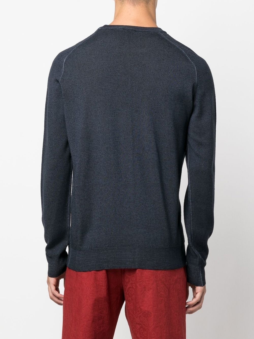 crew-neck long-sleeve jumper - 4