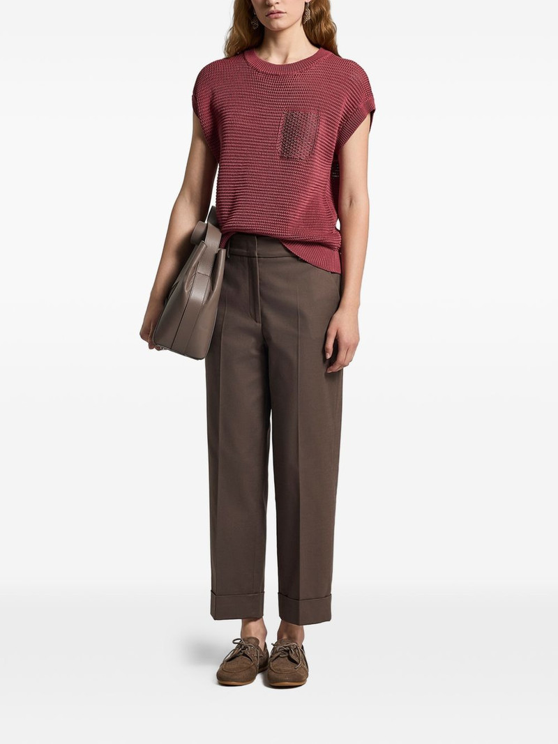 PESERICO pleat-detail trousers outlook