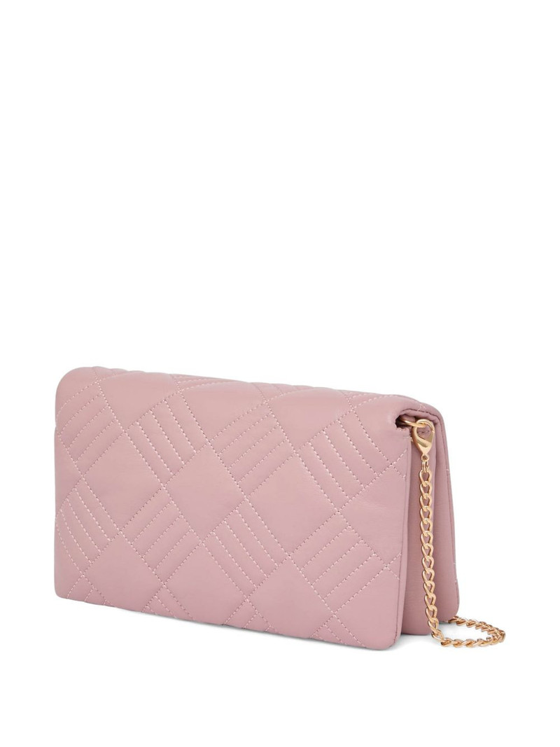 Moschino quilted embellished shoulder bag outlook