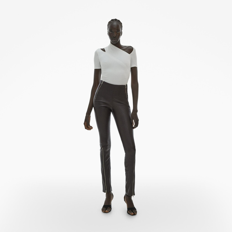 Helmut Lang LEATHER ZIP SKINNY PANT outlook