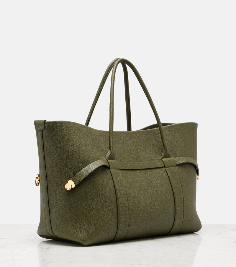 Ghiera Large leather tote bag 4