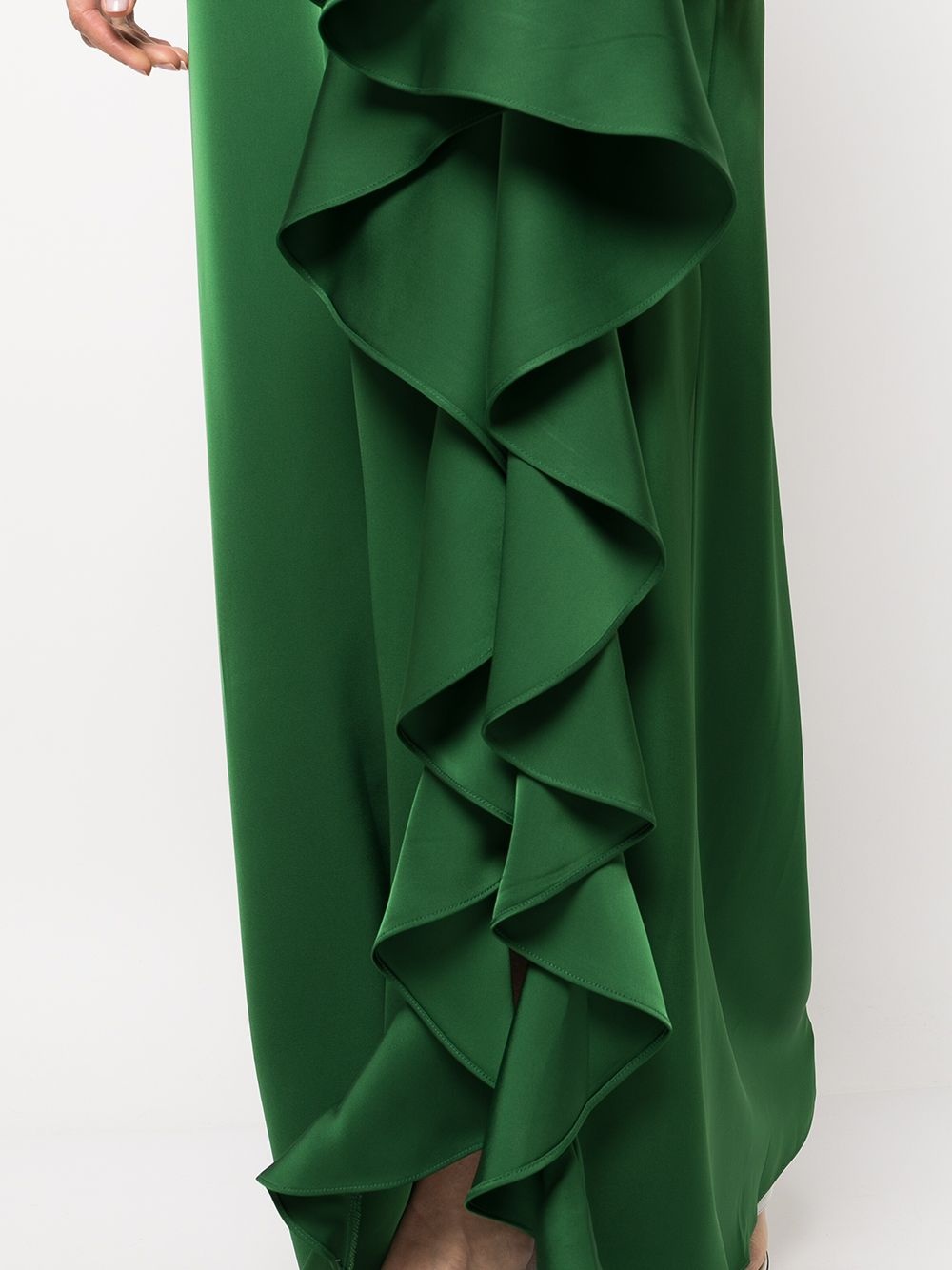Mila ruffle-drape gown - 5