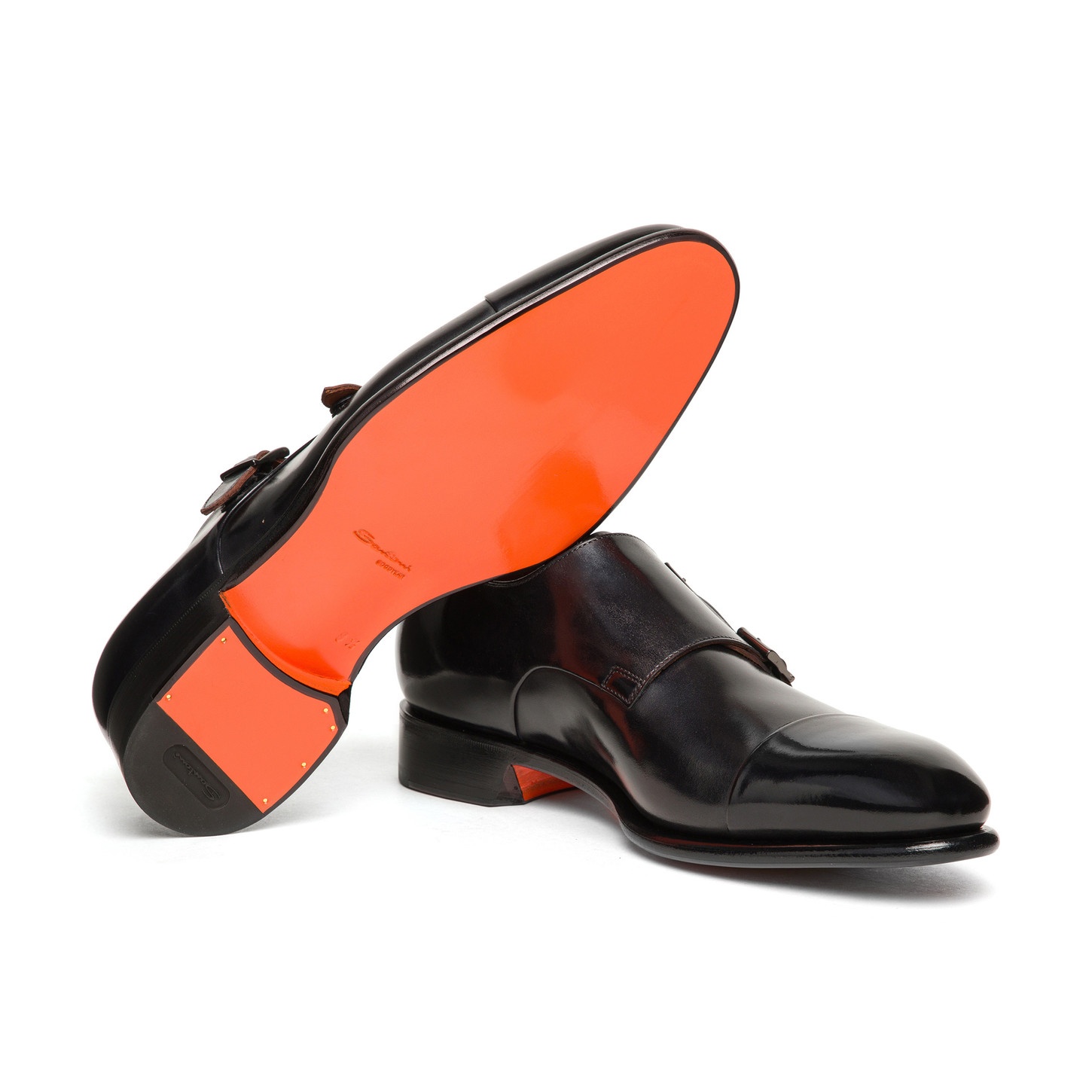 SANTONI CARTER - A TRIBUTE TO BMW 5 SERIES TOURING: Men's Black Sapphire Metallic leather double-buc - 3