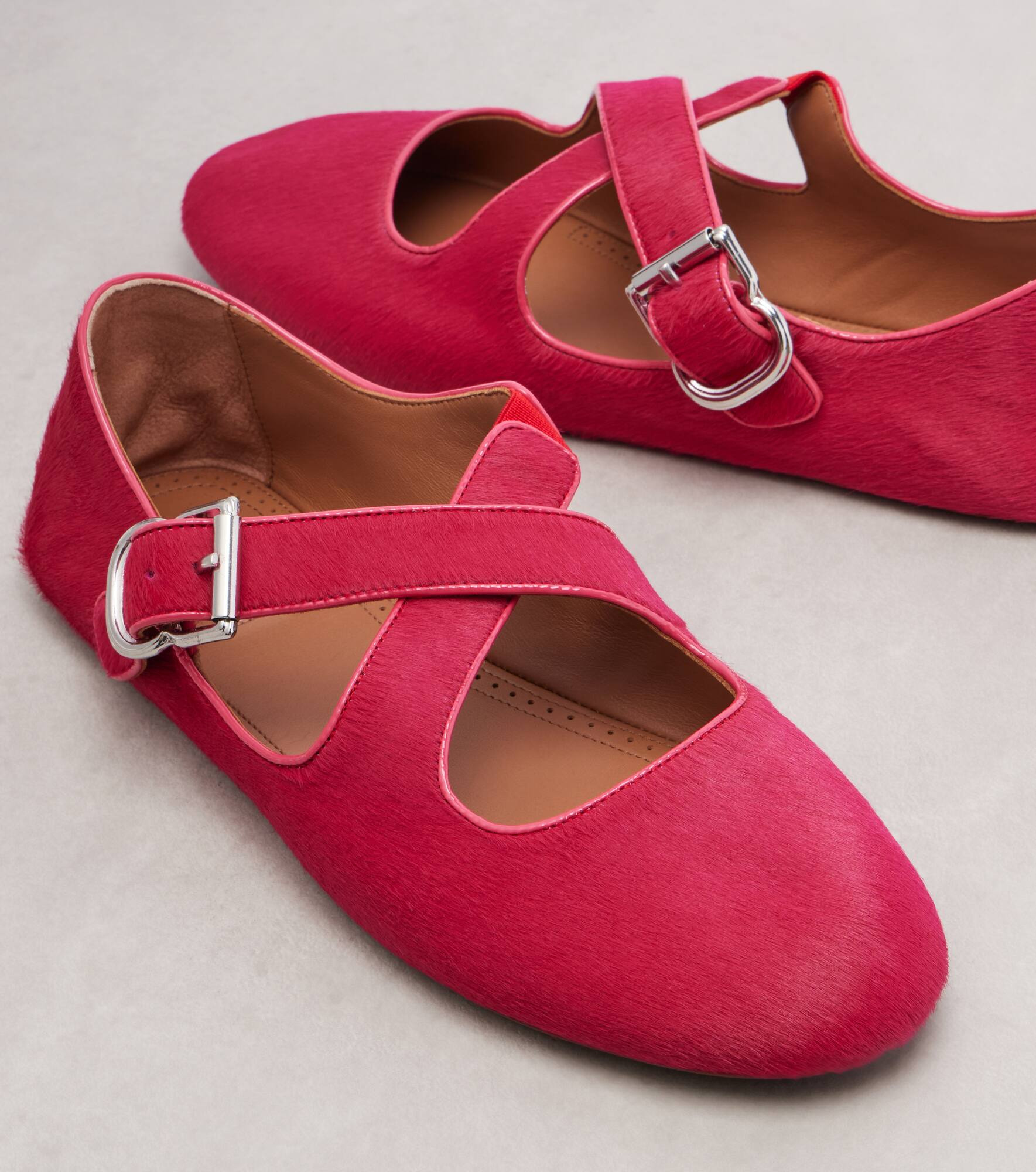 La Ballerine suede Mary Jane flats - 5