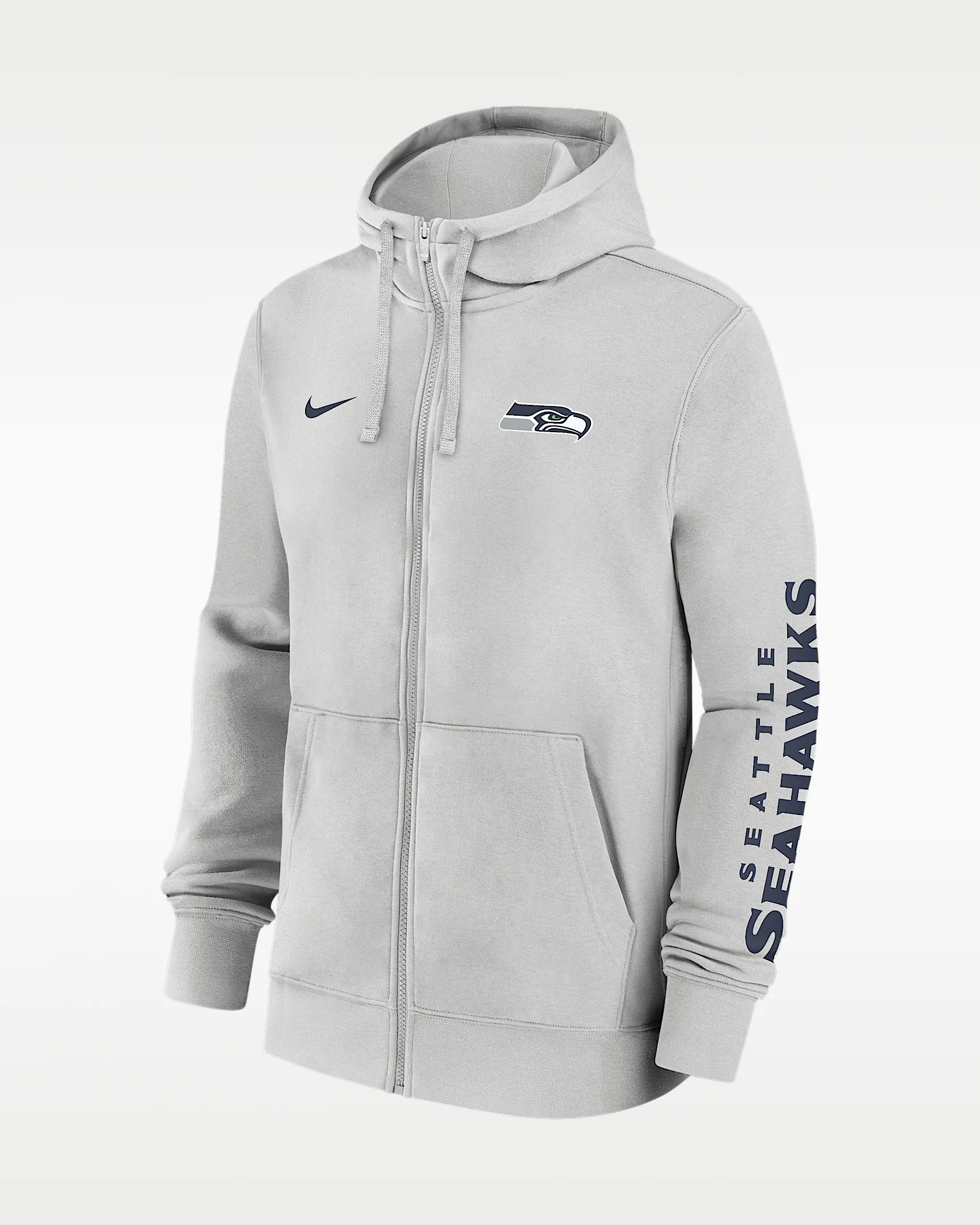 Seattle Seahawks Club Men's Nike NFL Full-Zip Hoodie - 1