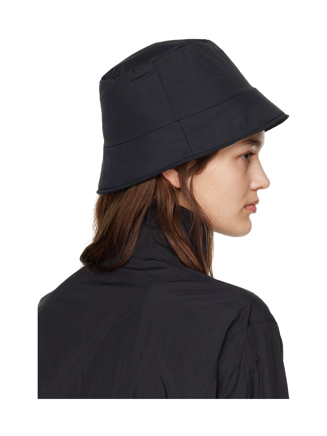 Black Insulated Bucket Hat - 3