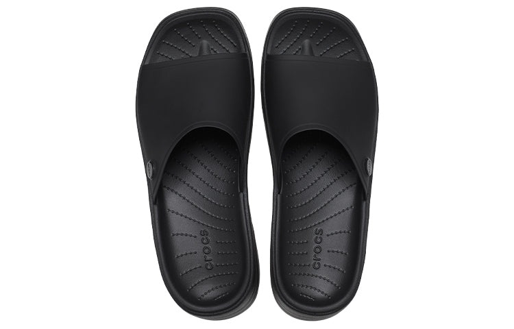 (WMNS) Crocs Skyline Slide Sandals 'Black' 208182-001 - 5
