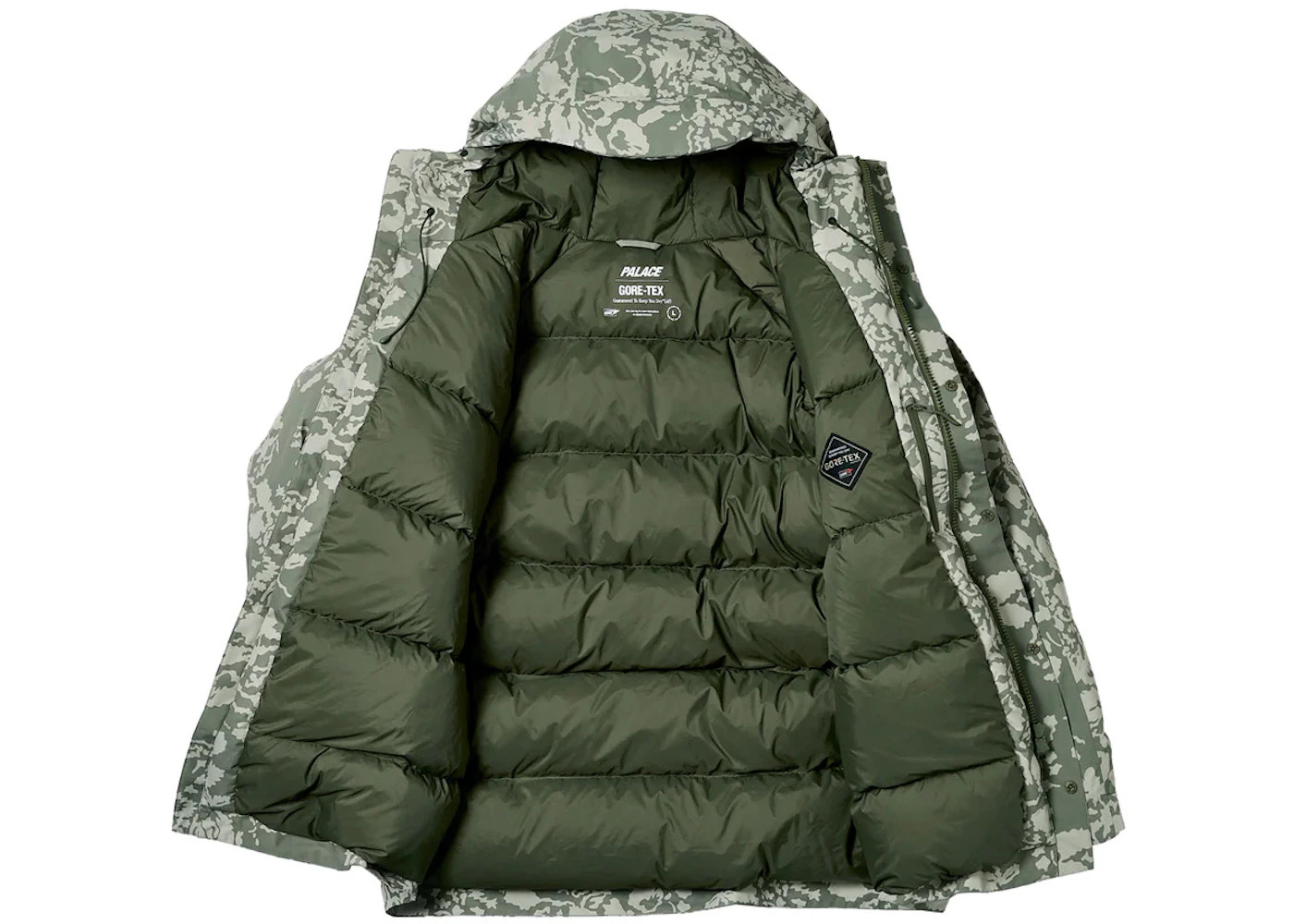 Palace Gore-Tex Cargo Down Parka Leaf DPM - 2