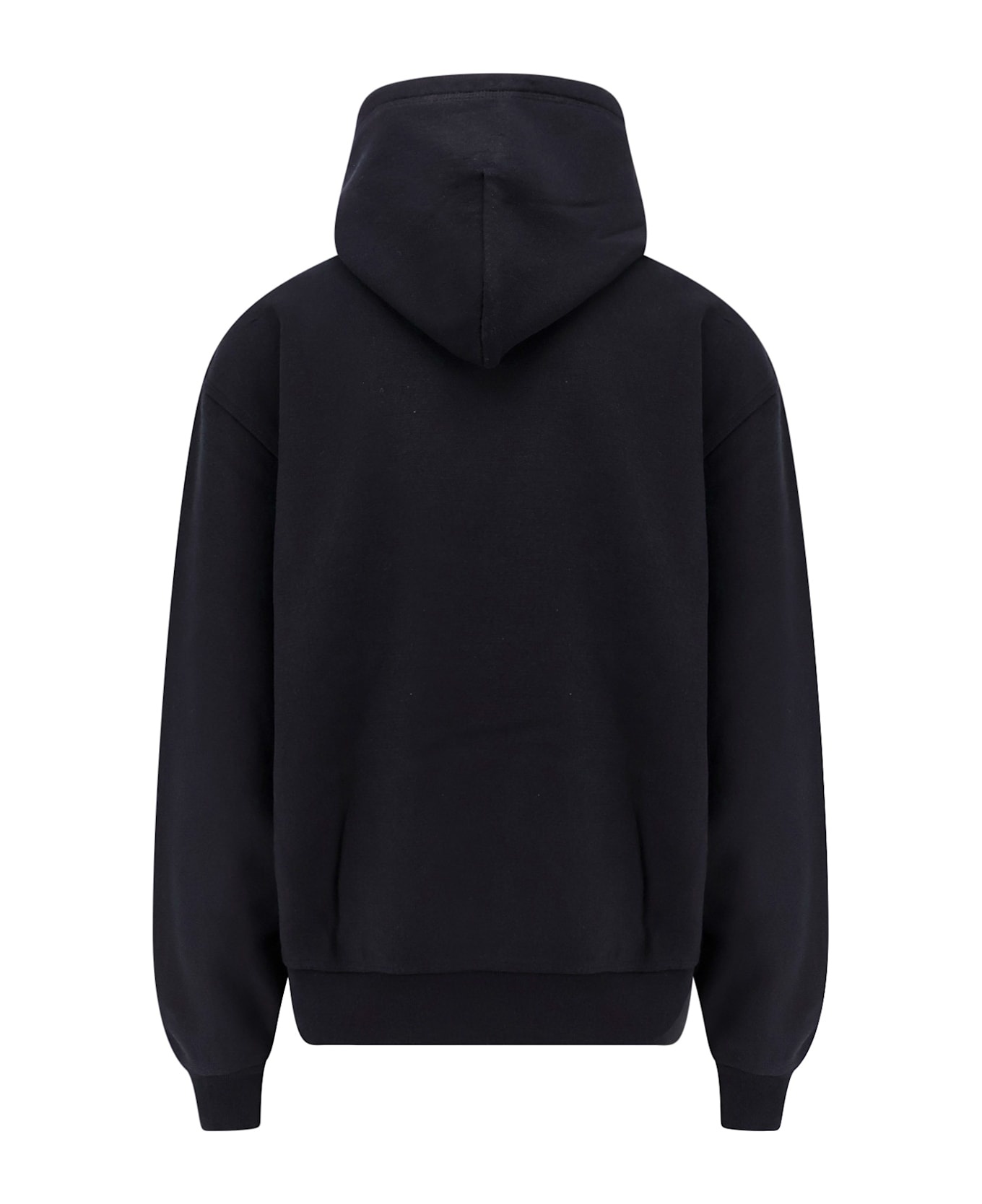 Black Cotton Sweatshirt - 2