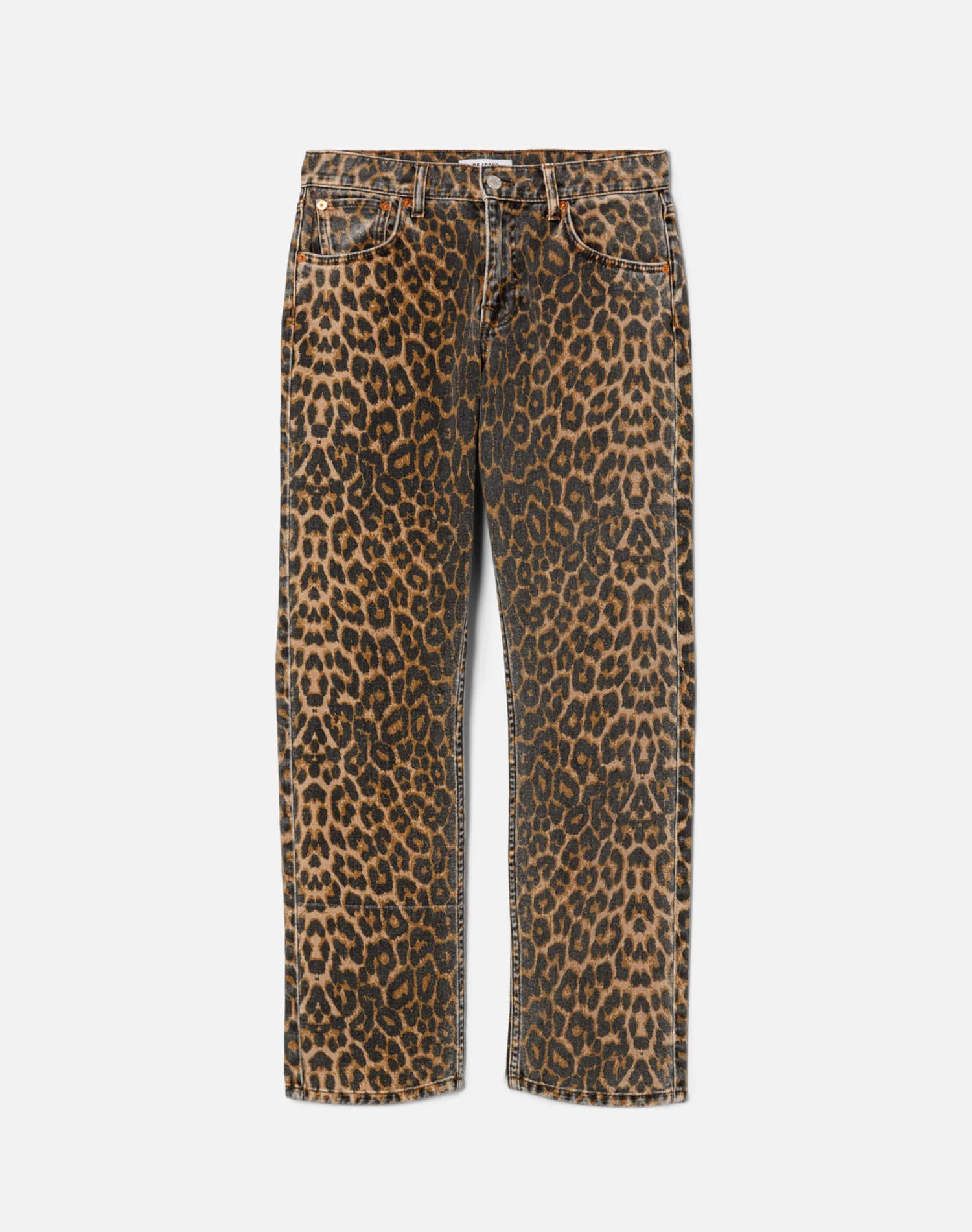 Mid Rise Blondie Crop - Leopardo - 1