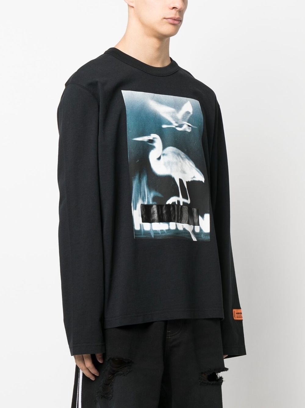 graphic-print long-sleeve sweatshirt - 3