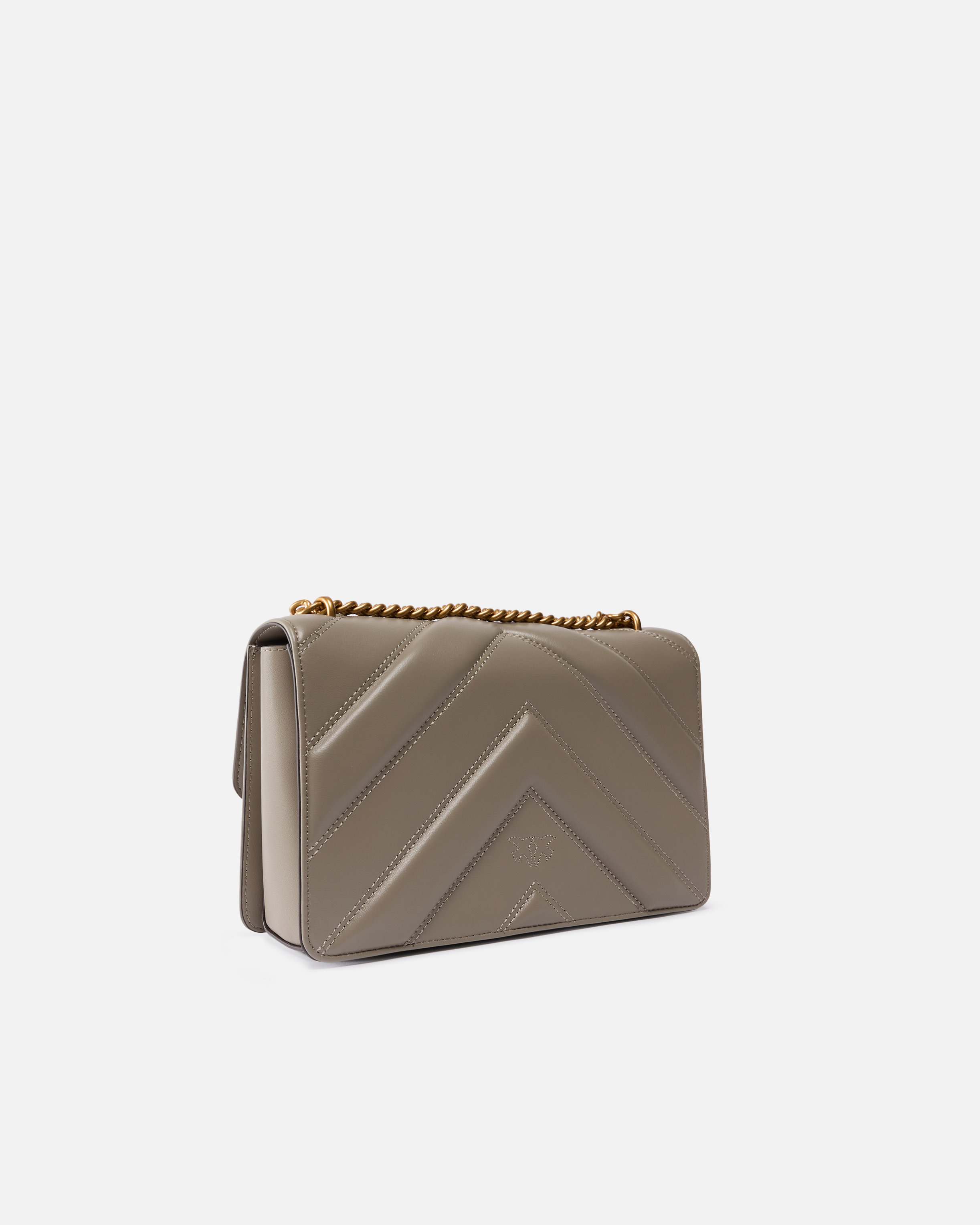 LOVE BAG ONE LIGHT MEDIUM HANDBAG IN CHEVRON NAPPA LEATHER - 2