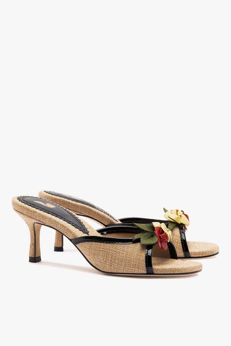 Juliette Mule Beige Raffia 3