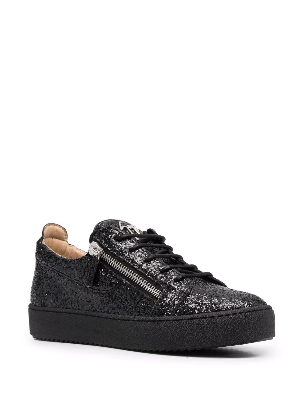 Frankie glitter low-top sneakers - 2