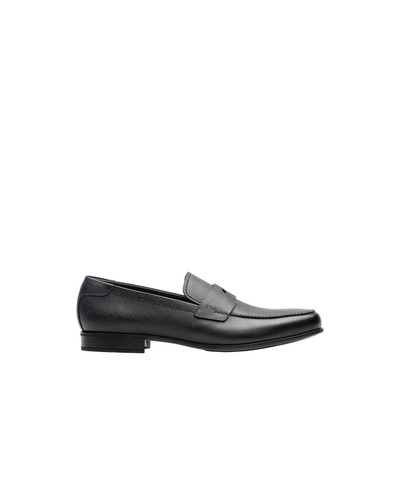 Prada Saffiano leather loafers outlook