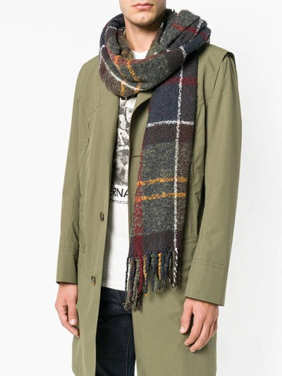 Barbour checked scarf outlook