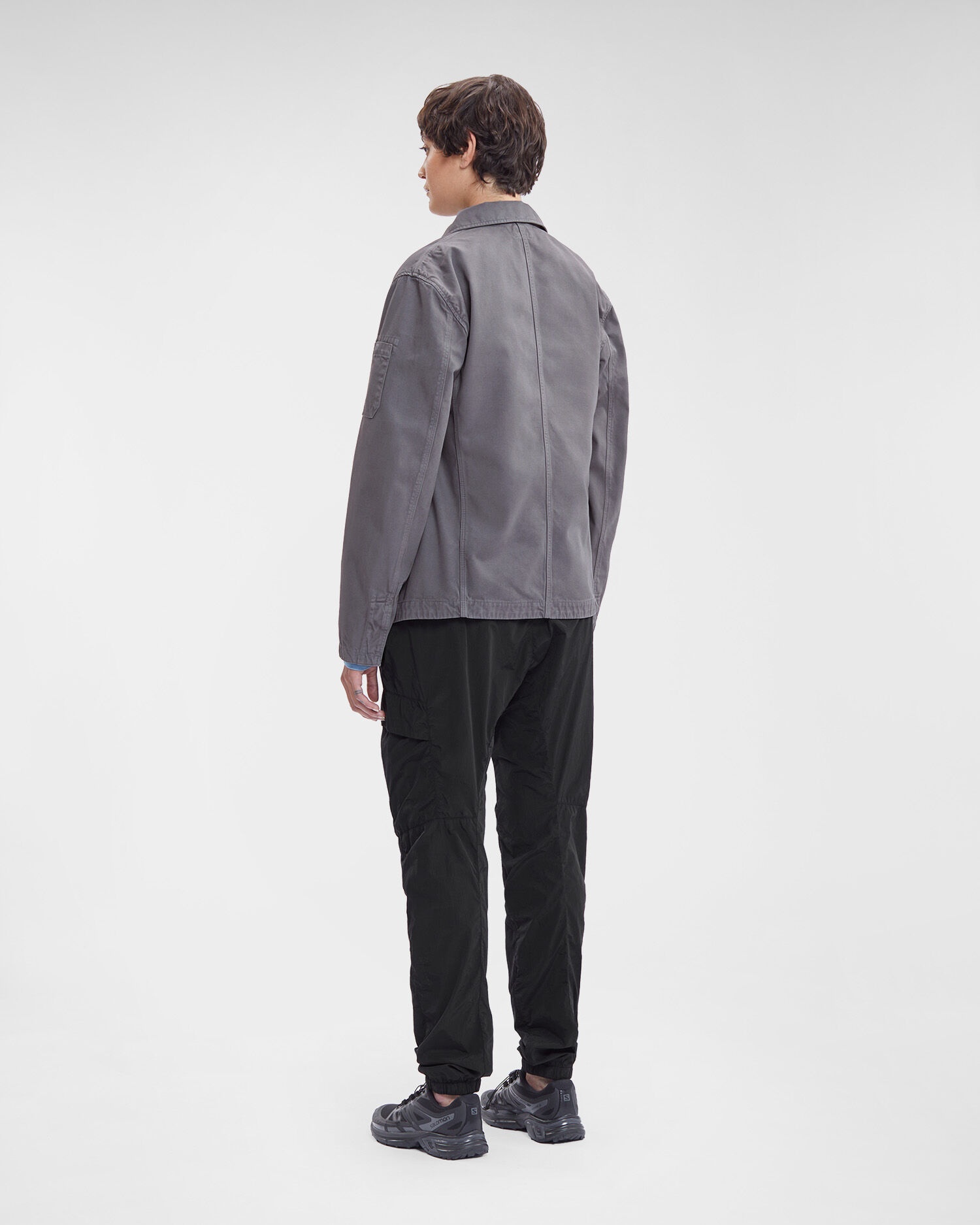 Military Twill Emerized Workwear Shirt - 5