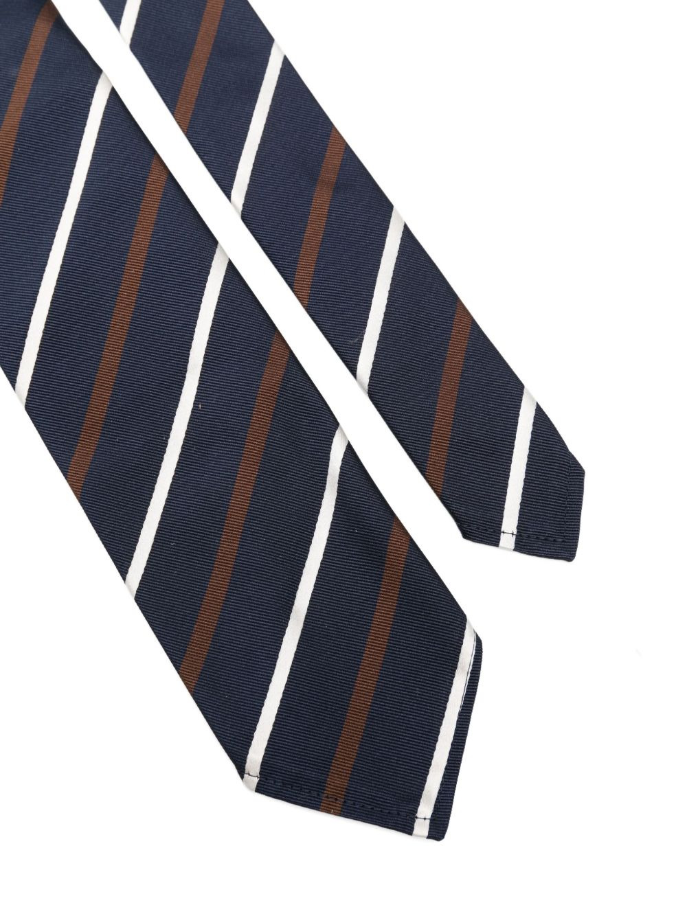 striped silk tie - 2