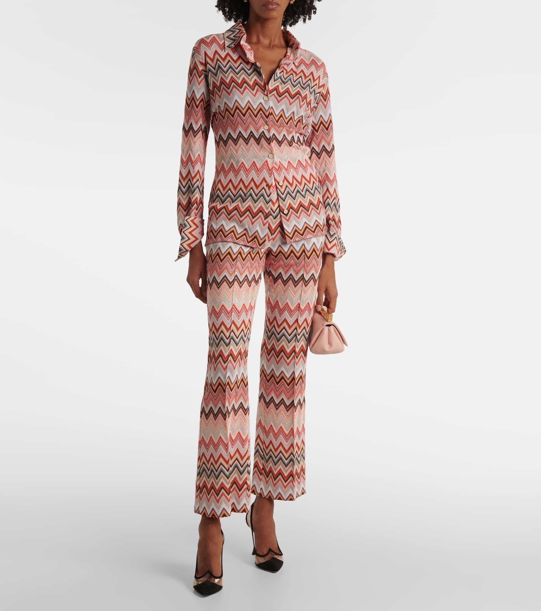 Zig Zag cotton-blend shirt - 2
