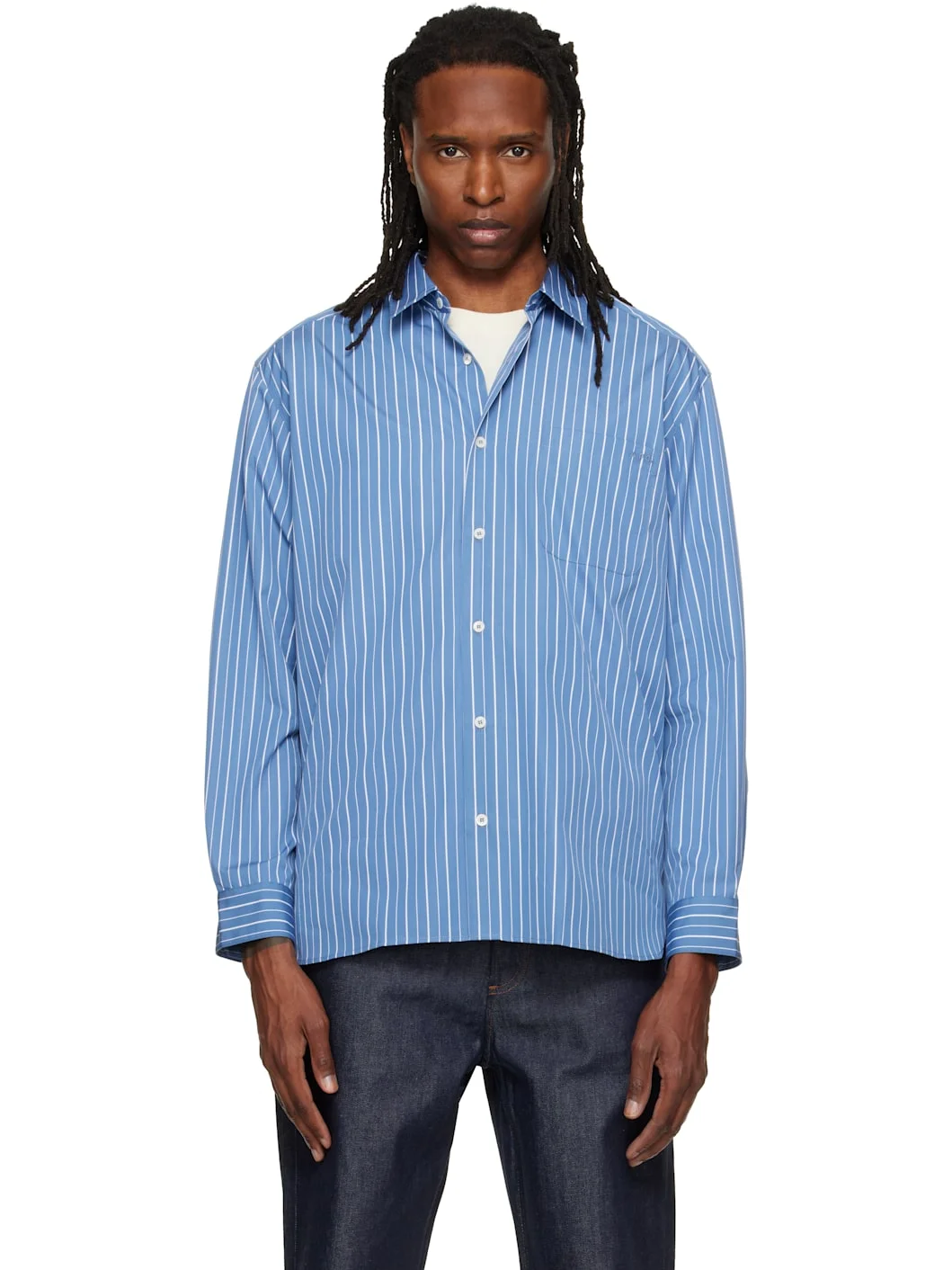 Blue Malo Logo Shirt - 1