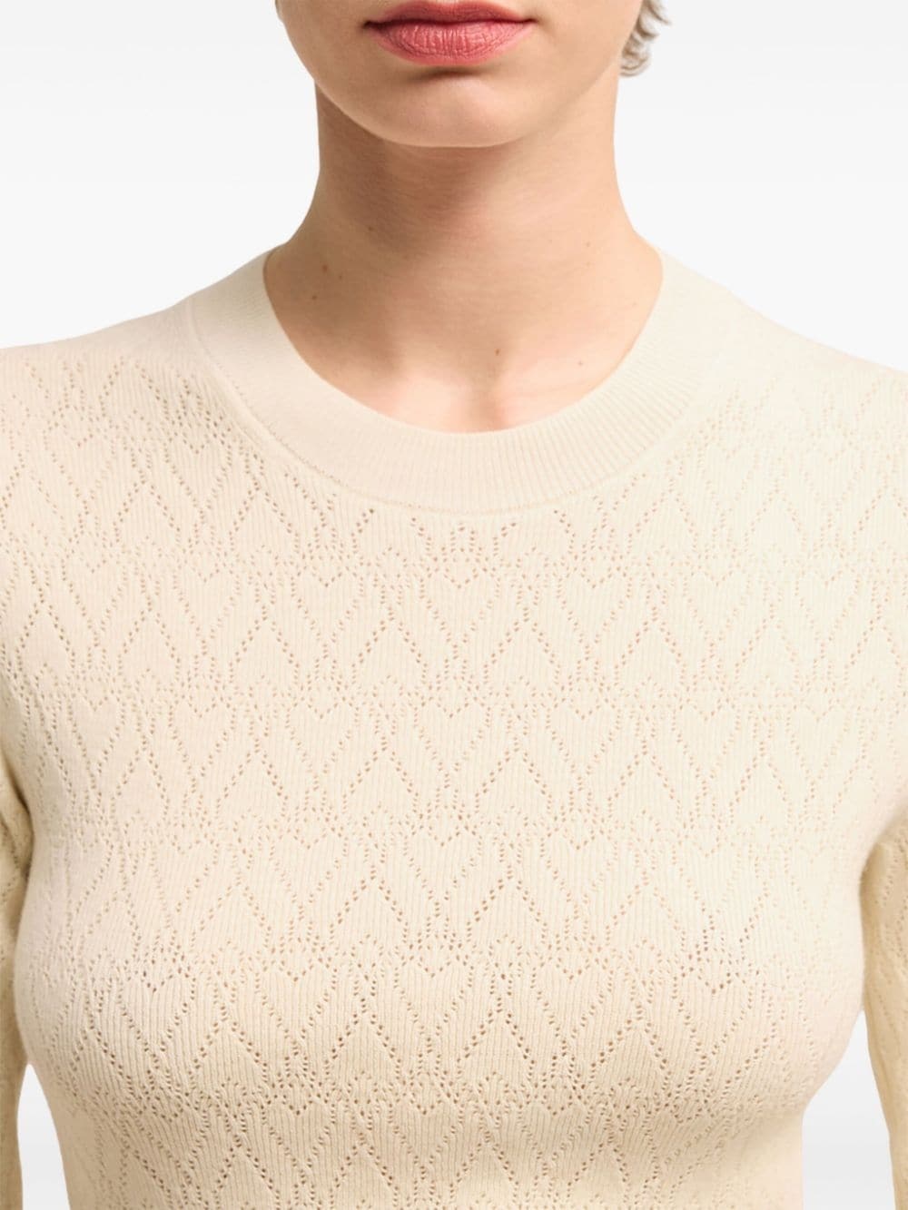 Ami de Coeur cotton-blend top - 6