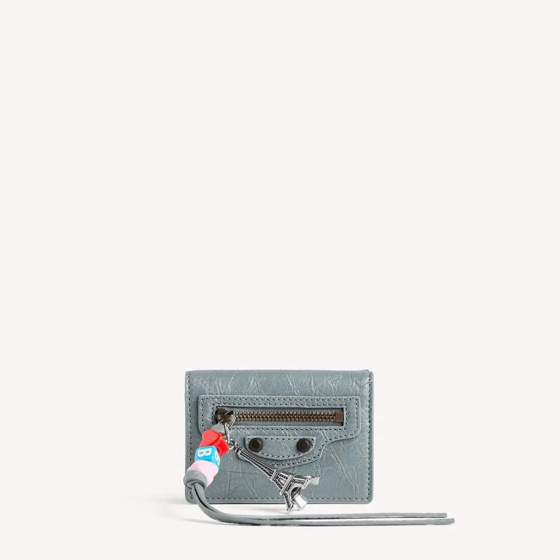 Women's Le City Mini Wallet in Blue Grey - 1